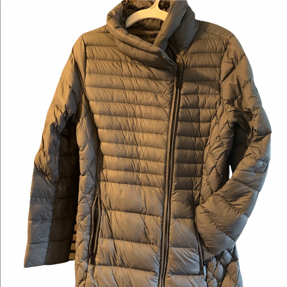 Michael Kors asymmetrical zip puffer